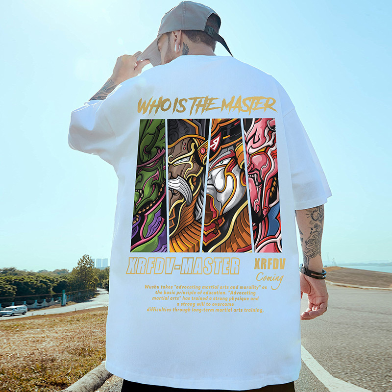 C & JFashion marque à manches courtes hommes haute rue ample grande graisse Plus surdimensionné été Couple T-shirt 8XL_voghion.com