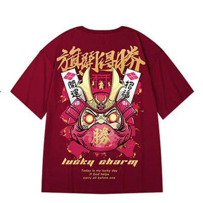 C&JChina-Chic Culture Kurzarm-T-Shirt, Herrenmode, Marke, großes lockeres Halbarm-T-Shirt für den Sommer, fetter Druck, für Paare_voghion.com