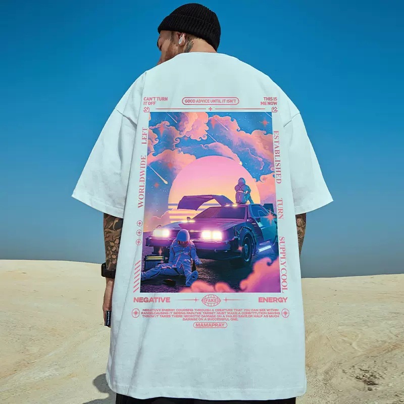 C&J Übergroße Modemarke Fat · Hip Hop Loose Kurzarm T-Shirt Fashion Halbarm Große Herren 8XL_voghion.com